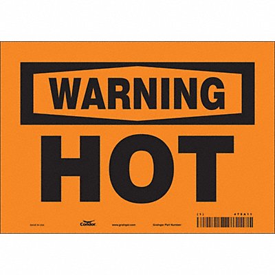 Safety Sign 7 inx10 in Vinyl