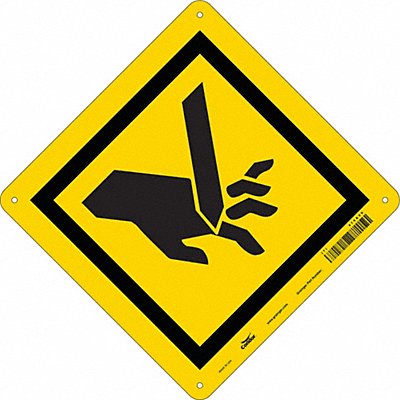 Safety Sign 10 in x 14 in Polyethylene