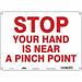 Safety Sign 10 in x 14 in Aluminum