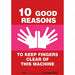 Safety Sign 10 in x 7 in Vinyl