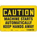 Safety Sign 7 in x 10 in Aluminum