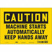 Safety Sign 7 inx10 in Vinyl