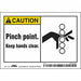 Safety Sign 3 1/2 inx5 in Vinyl