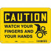 Safety Sign 7 inx10 in Polyethylene