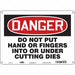 Safety Sign 10 in x 14 in Aluminum