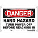 Safety Sign 7 inx10 in Vinyl