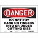 Safety Sign 10 in x 14 in Vinyl