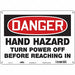 Safety Sign 10 in x 14 in Aluminum