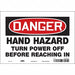 Safety Sign 7 in x 10 in Vinyl