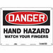 Safety Sign 10 in x 14 in Polyethylene