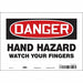 Safety Sign 7 inx10 in Vinyl