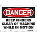 Safety Sign 10 in x 14 in Aluminum
