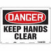 Safety Sign 10 in x 14 in Polyethylene