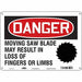 Safety Sign 10 in x 14 in Aluminum