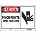Safety Sign 10 in x 14 in Polyethylene