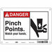 Safety Sign 7 inx10 in Polyethylene