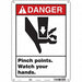 Safety Sign 14 inx10 in Polyethylene