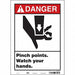 Safety Sign 14 in x 10 in Vinyl