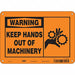 Safety Sign 7 in x 10 in Aluminum