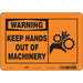 Safety Sign 7 in x 10 in Polyethylene