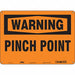 Safety Sign 10 in x 14 in Polyethylene