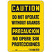 Safety Sign 10 inx7 in Aluminum