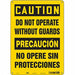Safety Sign 14 in x 10 in Aluminum