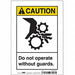 Safety Sign 10 inx7 in Vinyl