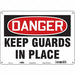 Safety Sign 10 in x 14 in Aluminum