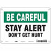 Safety Sign 7 in x 10 in Aluminum