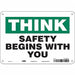 Safety Sign 7 in x 10 in Aluminum