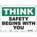 Safety Sign 10 inx14 in Aluminum