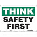 Safety Sign 10 inx14 in Aluminum