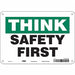 Safety Sign 7 inx10 in Polyethylene