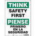 Safety Sign 14 inx10 in Vinyl