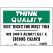 Safety Sign 10 inx14 in Vinyl