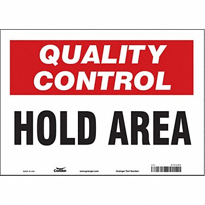 Safety Sign 10 inx14 in Vinyl