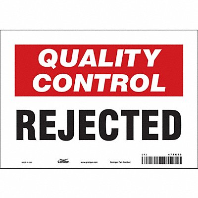 Safety Sign 7 in x 10 in Vinyl