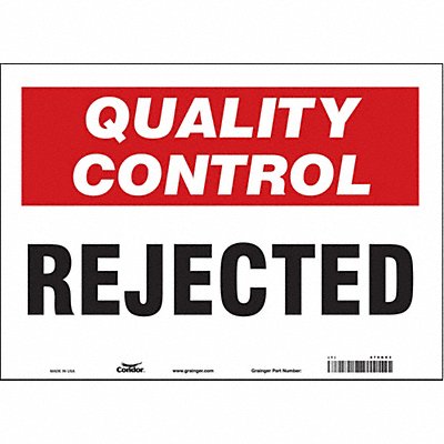 Safety Sign 10 in x 14 in Vinyl