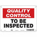 Safety Sign 7 in x 10 in Aluminum