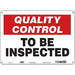 Safety Sign 10 in x 14 in Aluminum