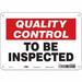 Safety Sign 7 in x 10 in Polyethylene
