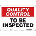 Safety Sign 10 in x 14 in Polyethylene