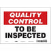 Safety Sign 7 in x 10 in Vinyl