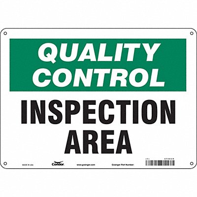 Safety Sign 10 inx14 in Polyethylene
