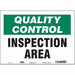 Safety Sign 10 in x 14 in Vinyl