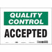 Safety Sign 7 in x 10 in Vinyl