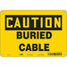 J8809 Safety Sign 7 in x 10 in Aluminum