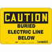 Safety Sign 7 inx10 in Vinyl