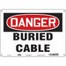 Safety Sign 10 in x 14 in Polyethylene